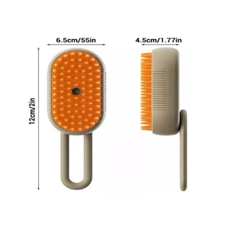 CEPILLO PERROS GATOS VAPORIZADOR MASAJEADOR QUITA PELO - 7