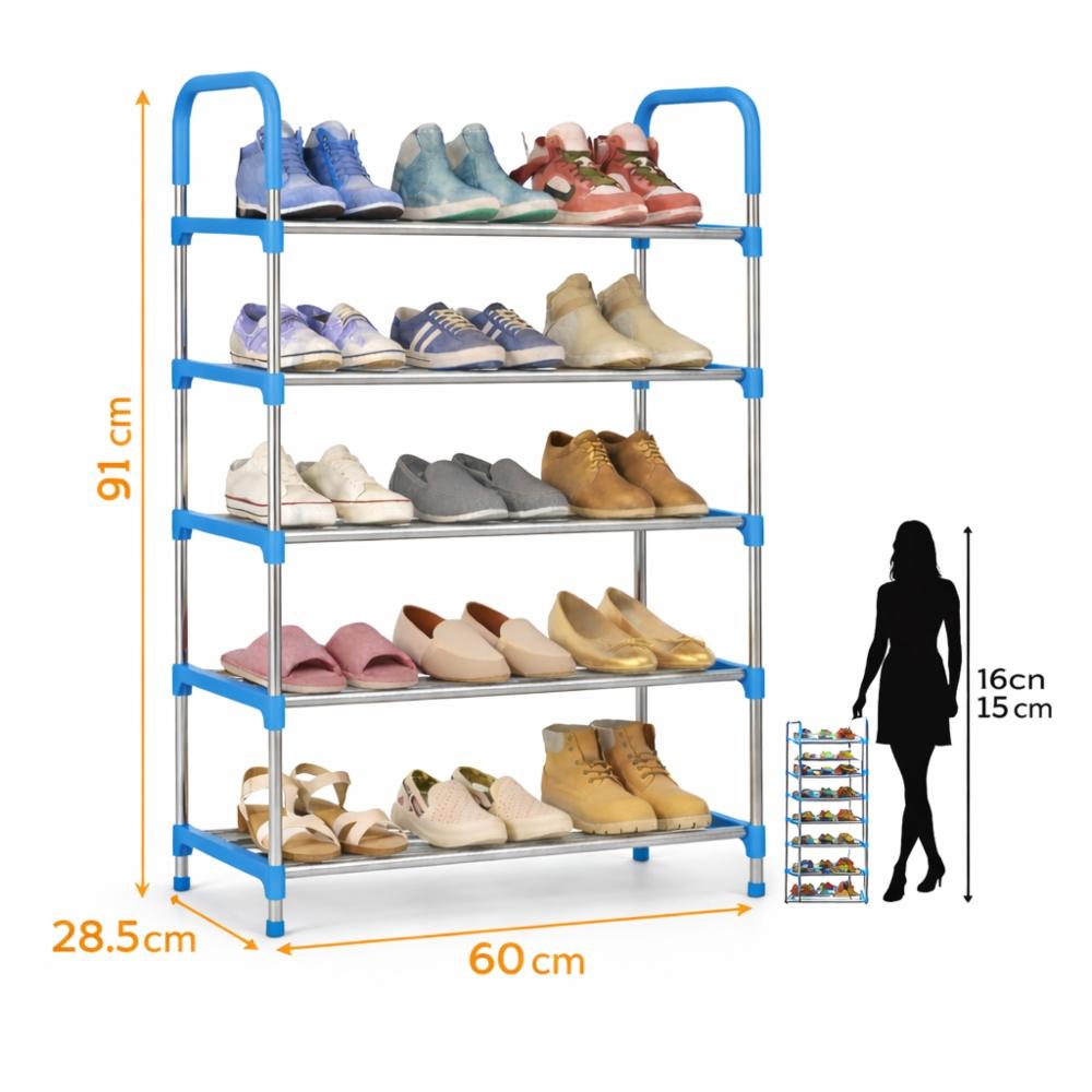 ZAPATERO ORGANIZADOR ARMABLE ORDENADOR ESTANTE ZAPATOS - 6