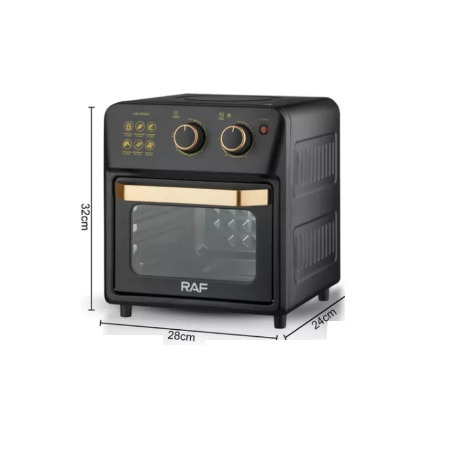 FREIDORA DE AIRE INTELIGENTE SIN ACEITE DE 12L 1360W 220V - 2