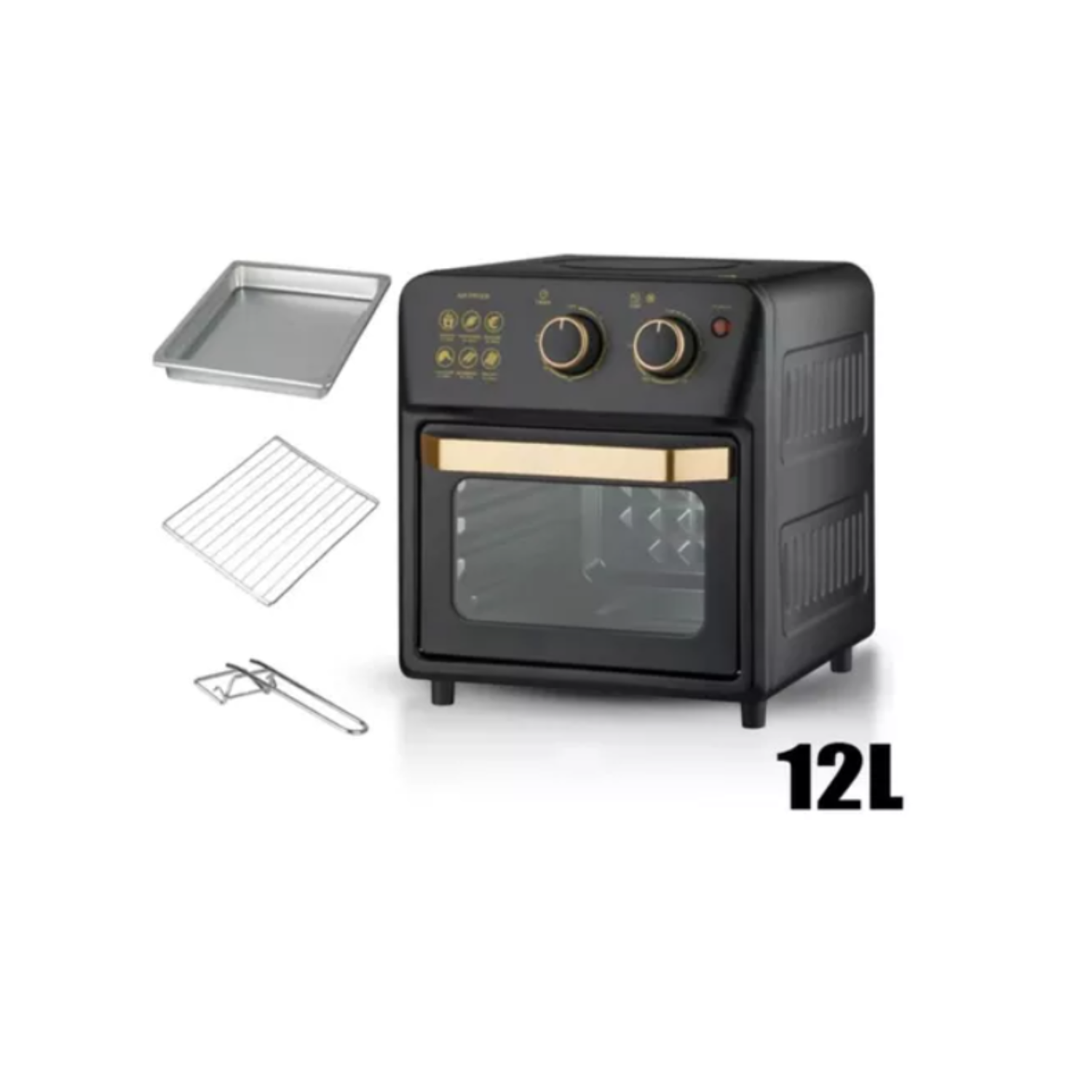 FREIDORA DE AIRE INTELIGENTE SIN ACEITE DE 12L 1360W 220V - 4
