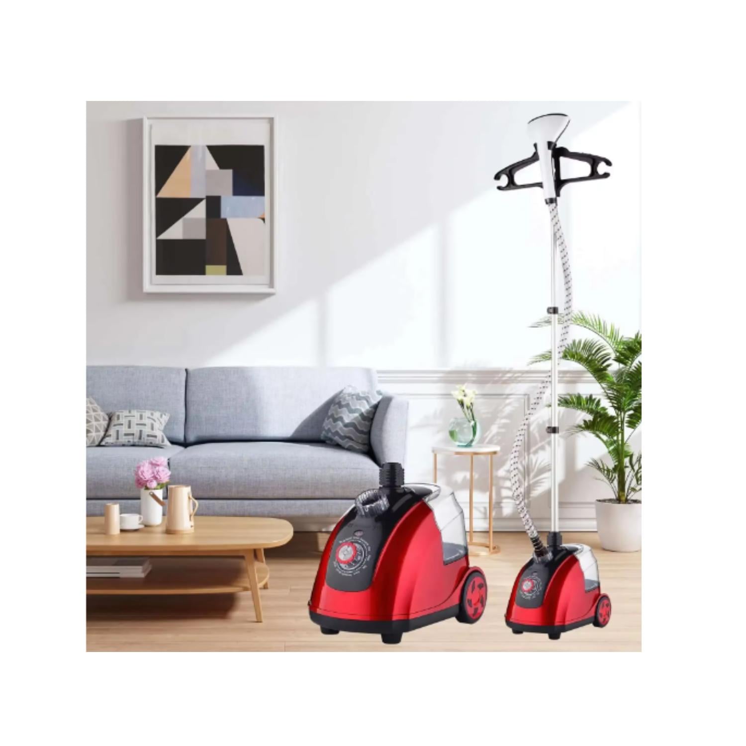 PLANCHA DE ROPA A VAPOR VERTICAL CON RUEDAS 1800W AJUSTABLE - 9
