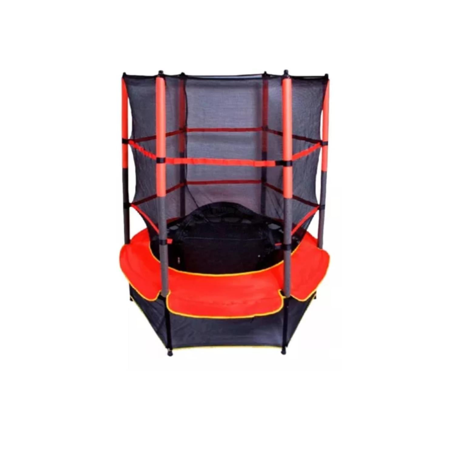 CAMA ELÁSTICA SALTARINA TRAMPOLIN PARA NIÑOS 1.4M CON MALLA - 1