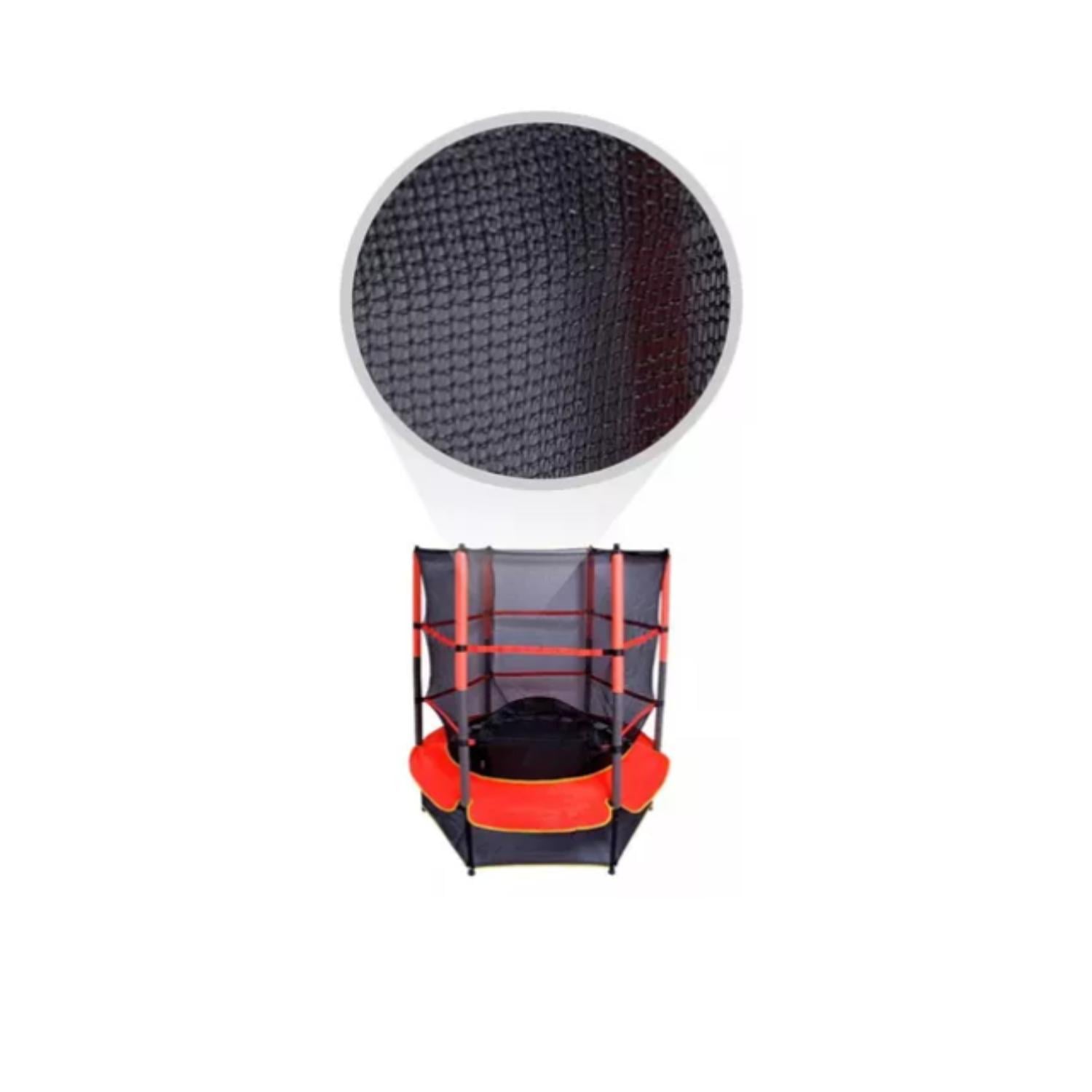 CAMA ELÁSTICA SALTARINA TRAMPOLIN PARA NIÑOS 1.4M CON MALLA - 5
