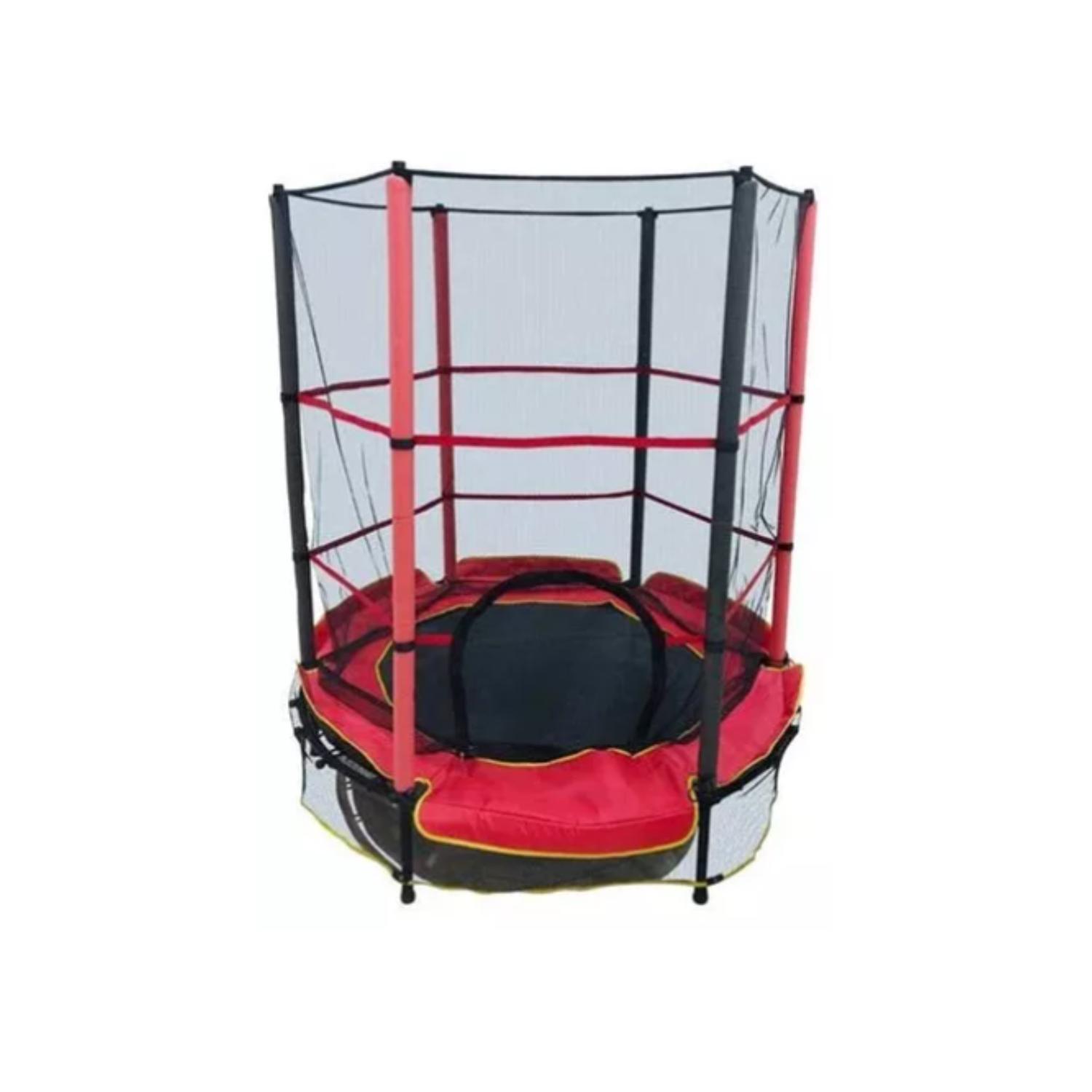 CAMA ELÁSTICA SALTARINA TRAMPOLIN PARA NIÑOS 1.4M CON MALLA - 7