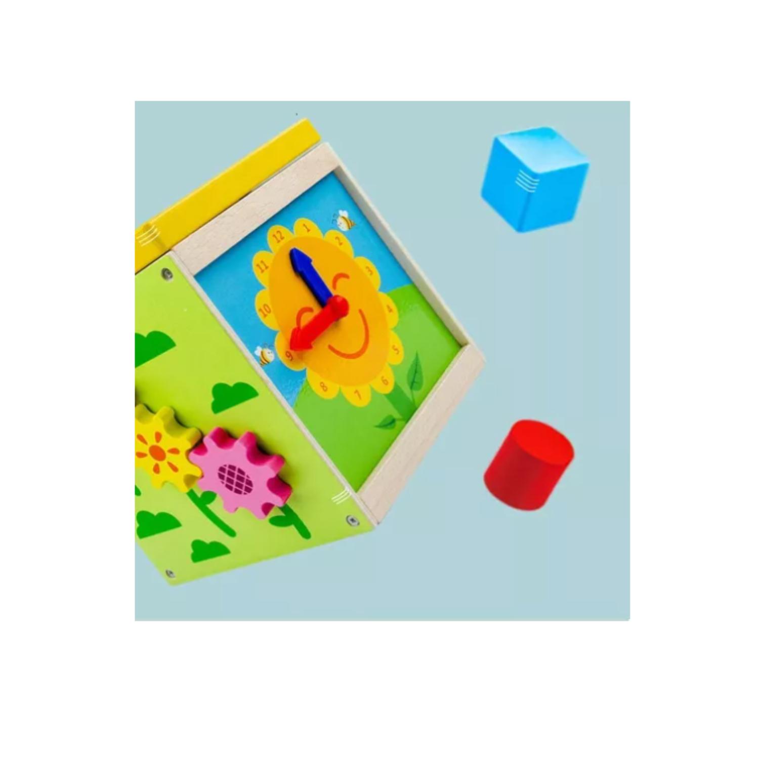 CUBO JUGUETE DE MADERA DIDÁCTICO MONTESSORI BEBE INFANTIL - 5