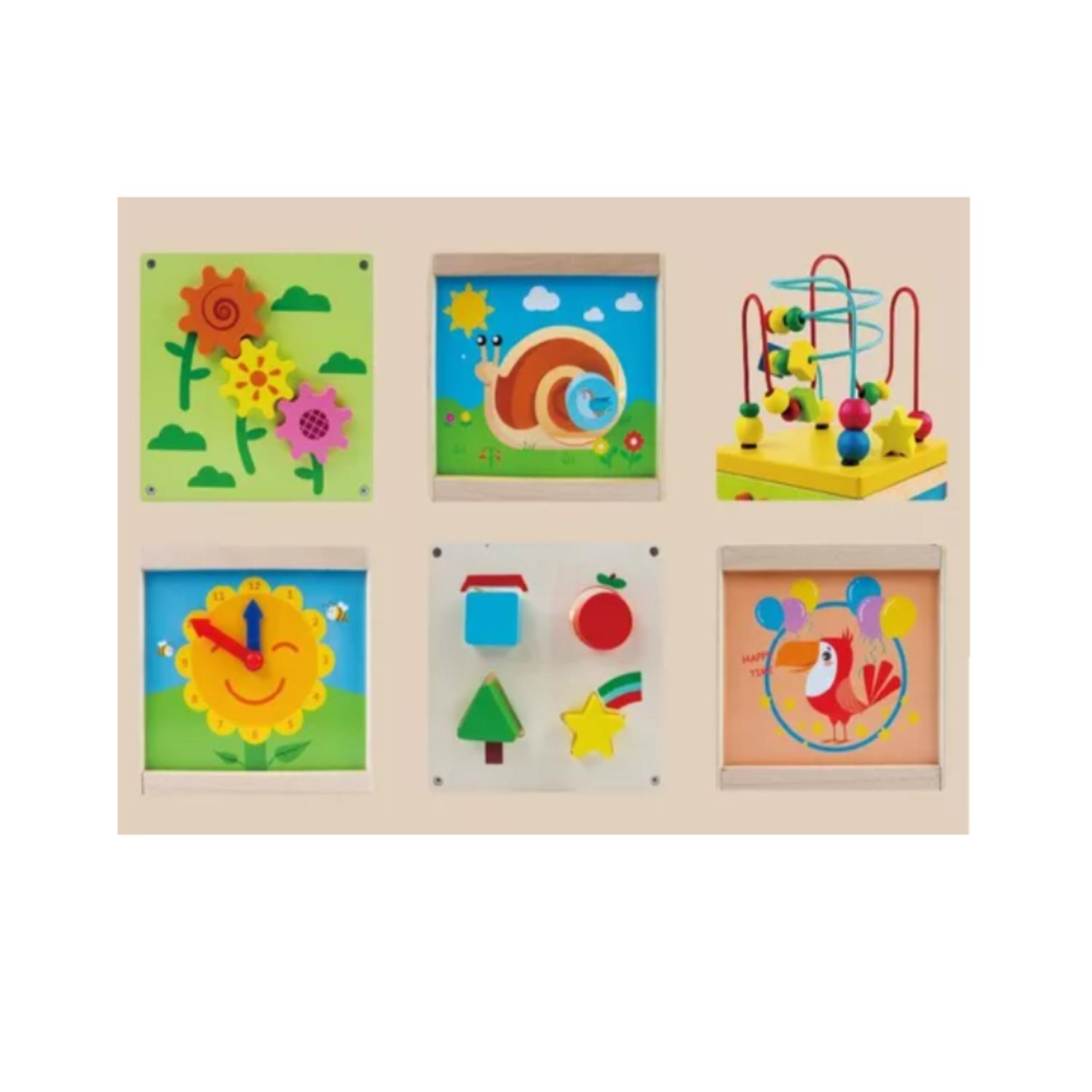 CUBO JUGUETE DE MADERA DIDÁCTICO MONTESSORI BEBE INFANTIL - 8