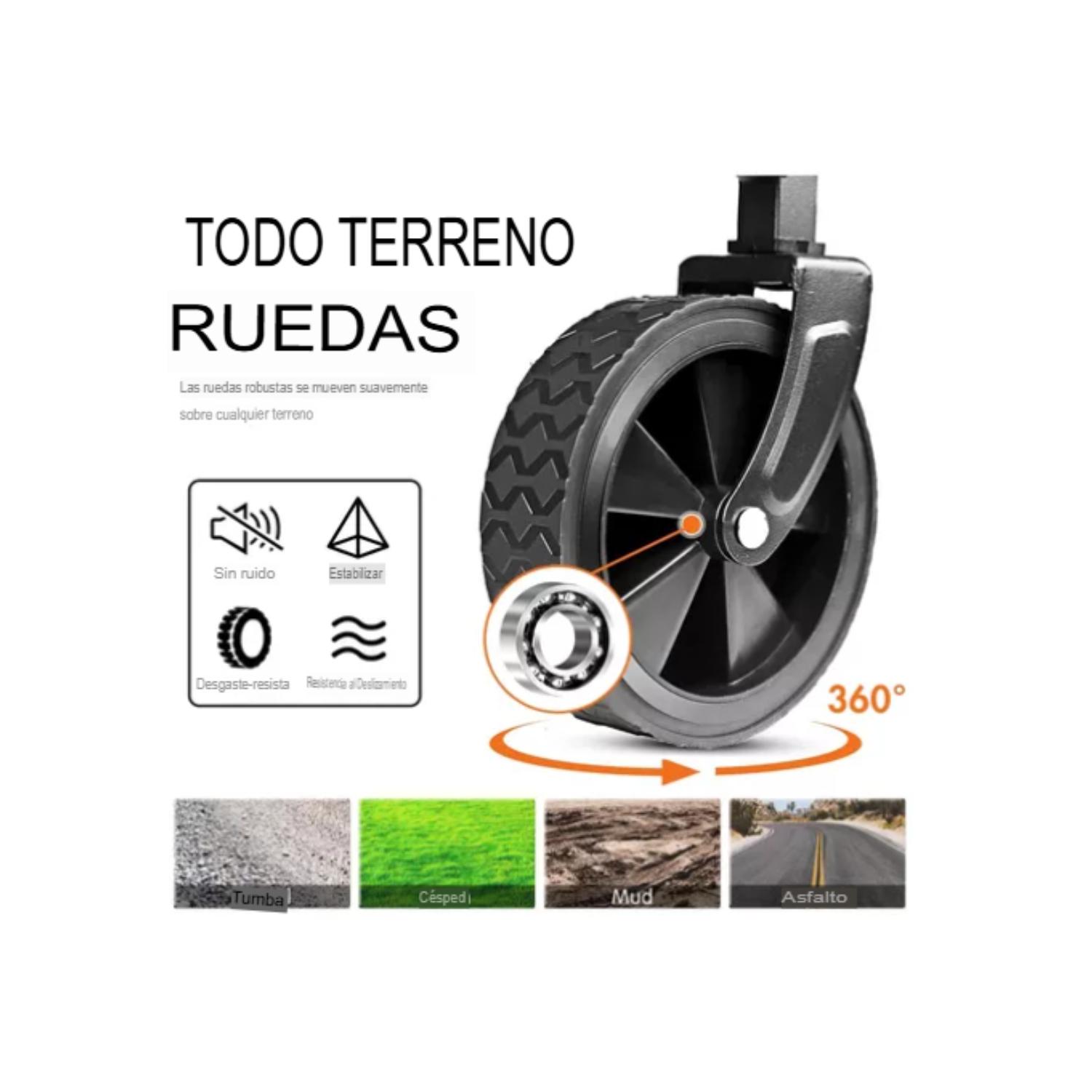 CARRITO ARRASTRE PARA COMPRAS PLEGABLE PARA CAMPING Y PICNIC - 3