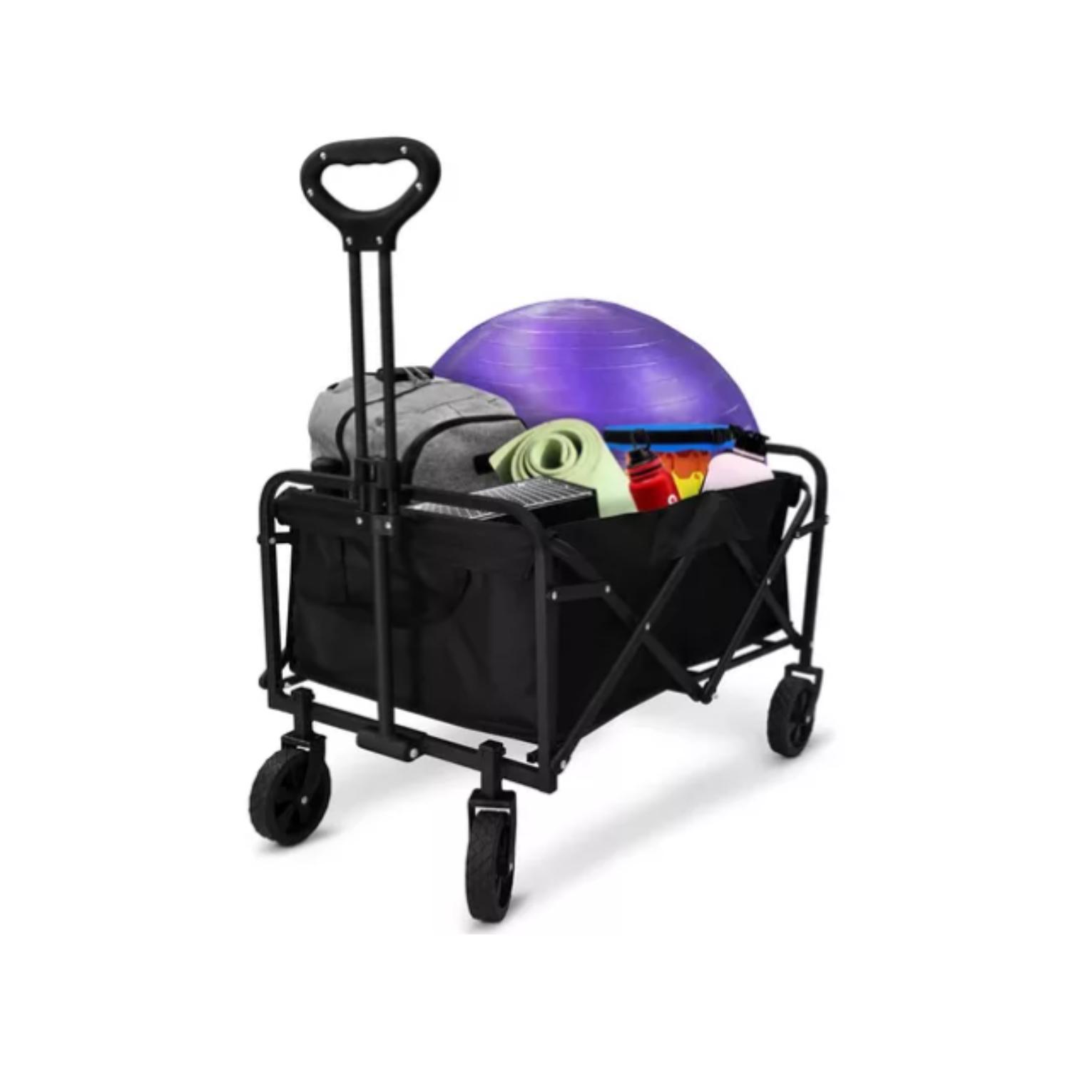 CARRITO ARRASTRE PARA COMPRAS PLEGABLE PARA CAMPING Y PICNIC - 7