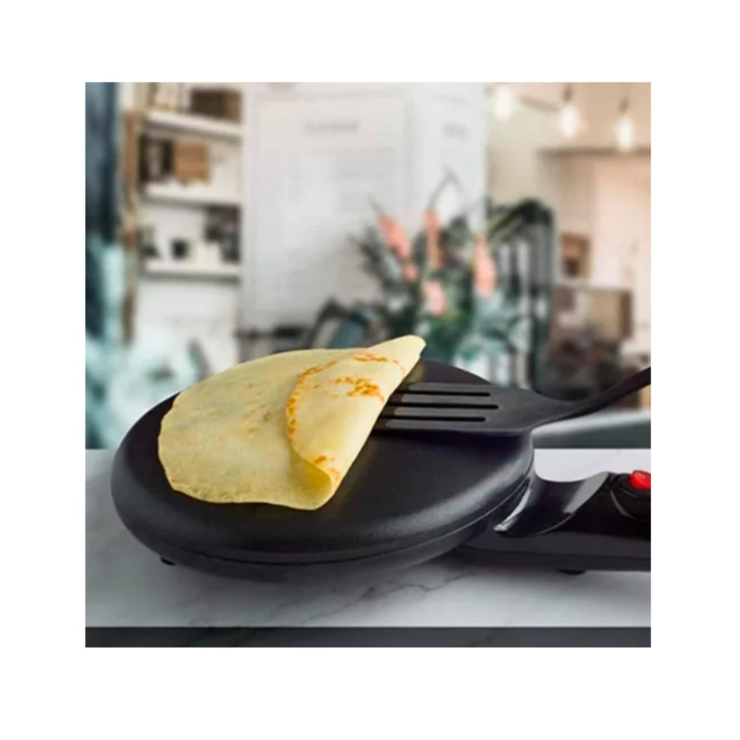 PANQUEQUERA CREPE MAQUINA ELÉCTRICA+ PLATO BATIDOR 20CM - 6