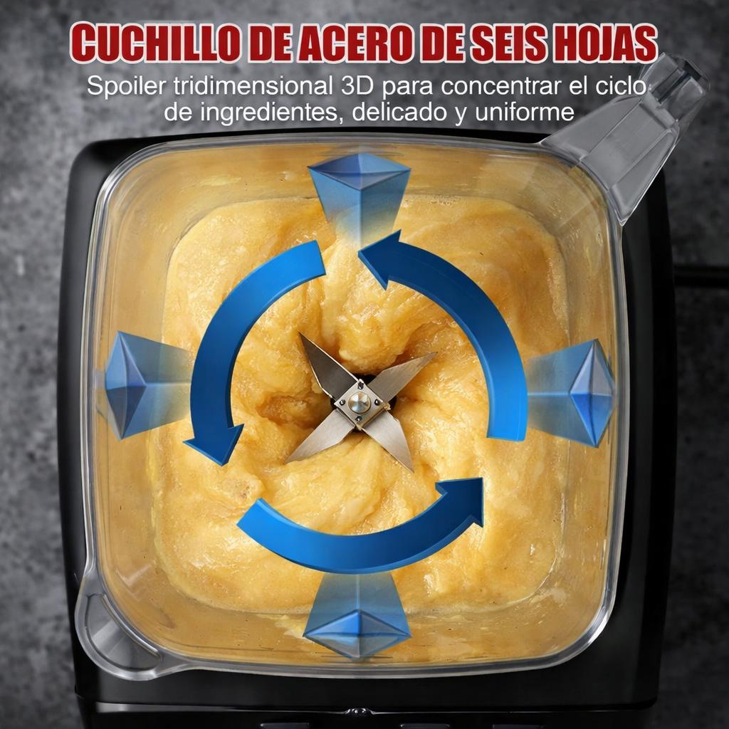 LICUADORA PROFESIONAL CON VASO ABS 110/220V SILVER CREST - 8