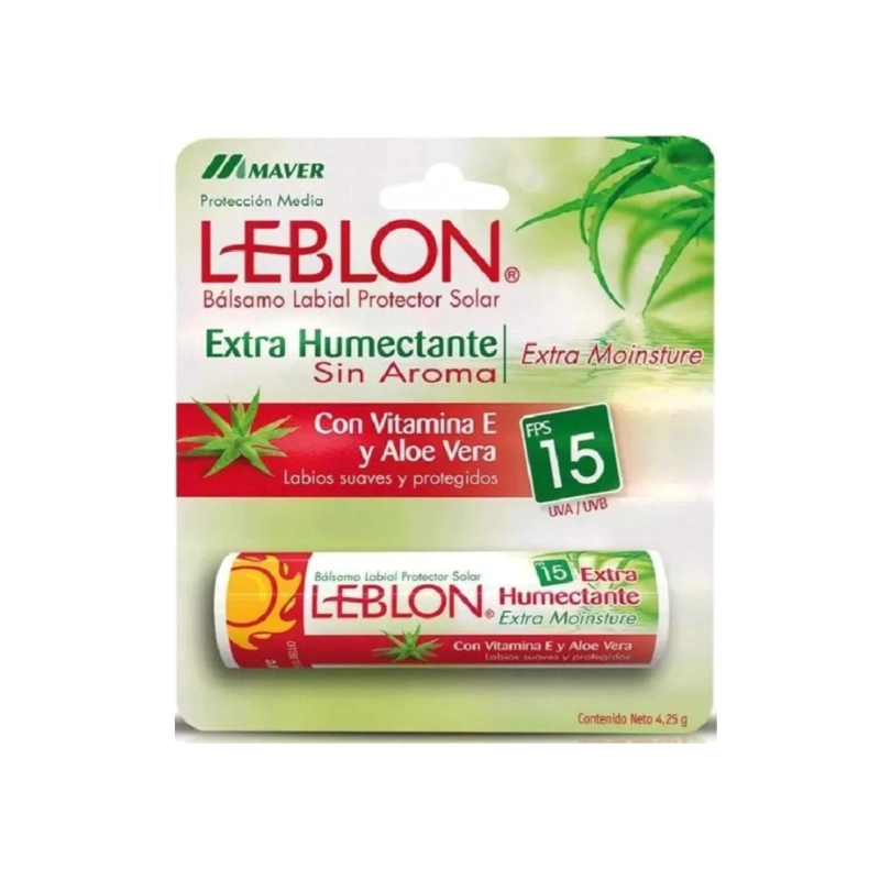BÁLSAMO LEBLON PROTECTOR SOLAR LABIAL EXTRA HUMECTANTE BARRA - 4