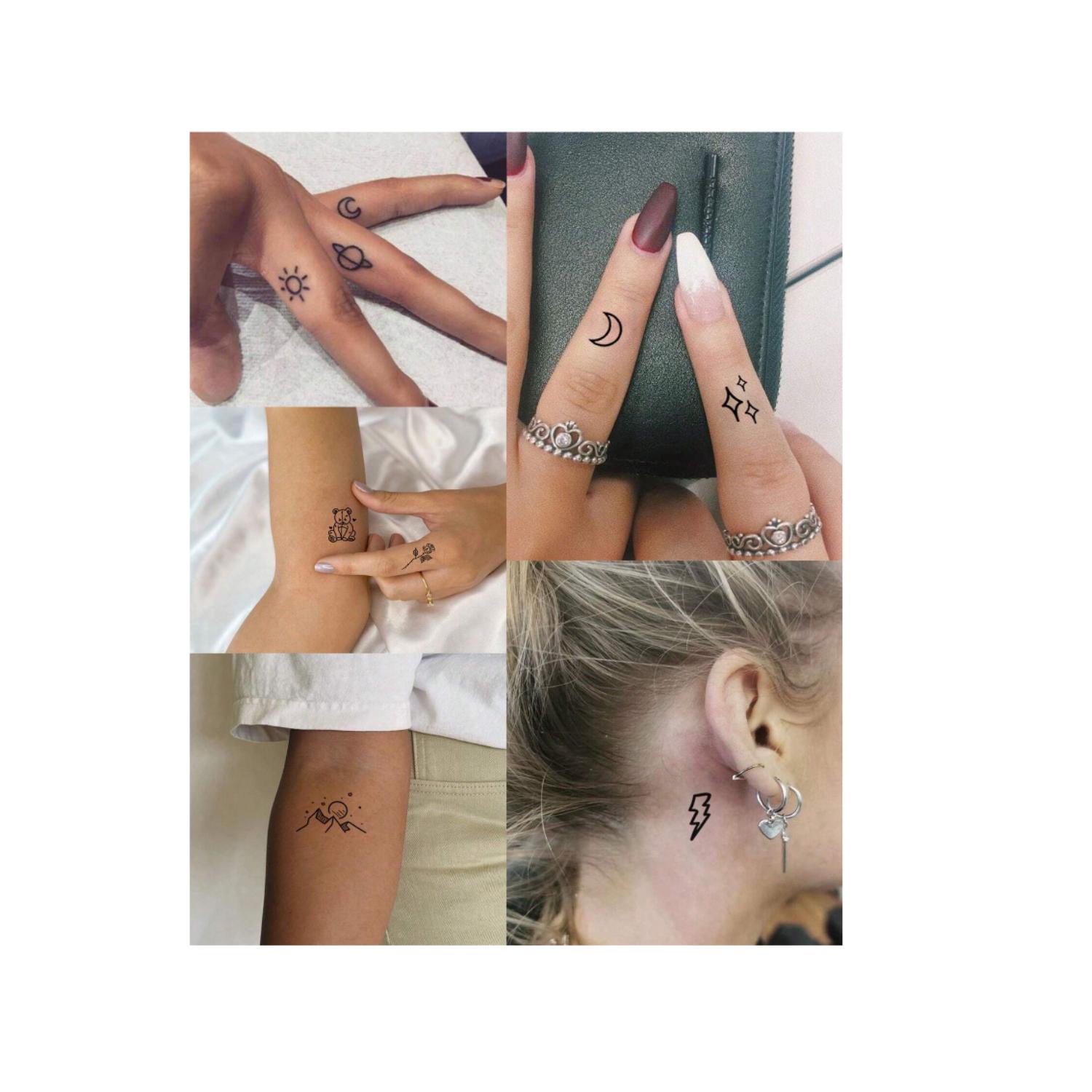 PEGATINAS TATUAJES TEMPORALES IMPERMEABLES DISEÑOS TOP  2024 - DISEÑO3 - 2