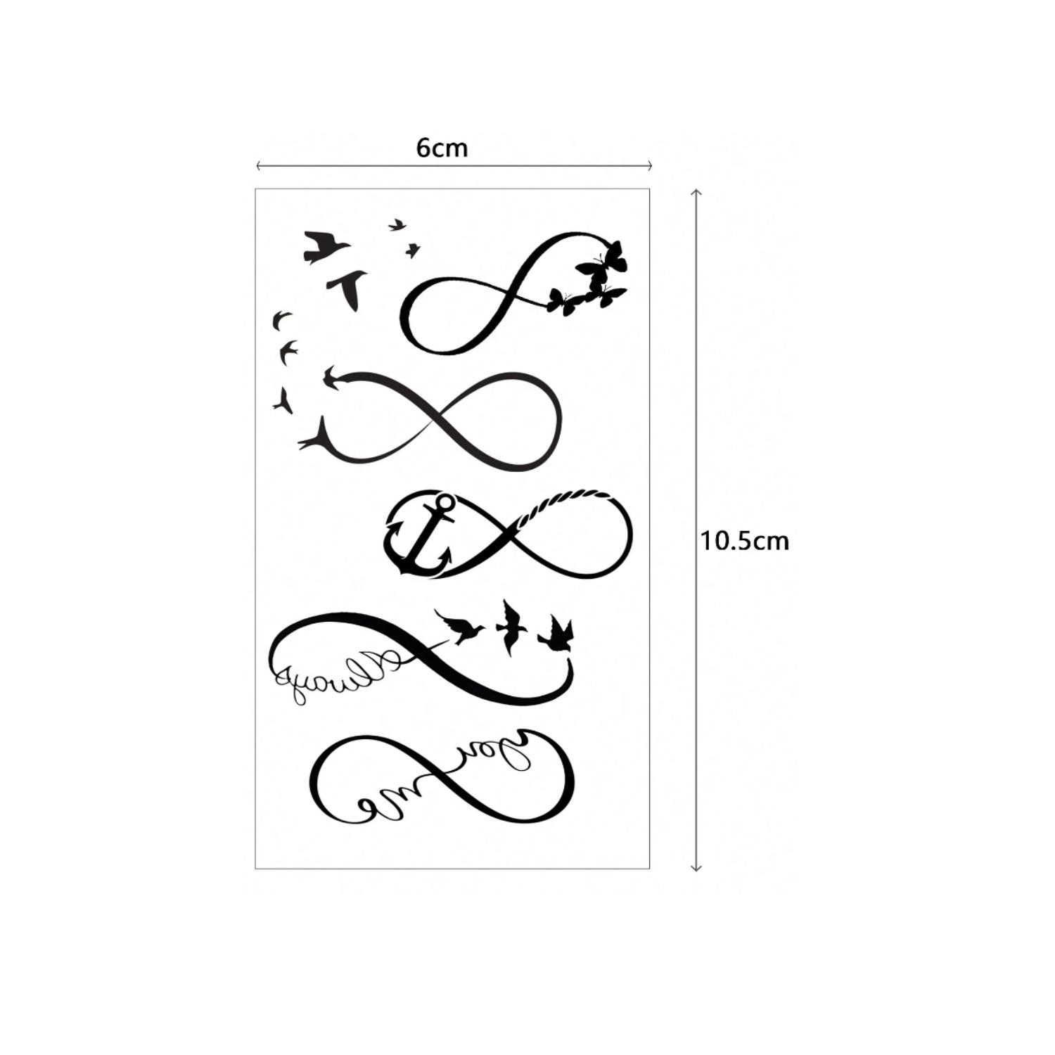PEGATINAS TATUAJES TEMPORALES IMPERMEABLES DISEÑOS TOP  2024 - DISEÑO3 - 3