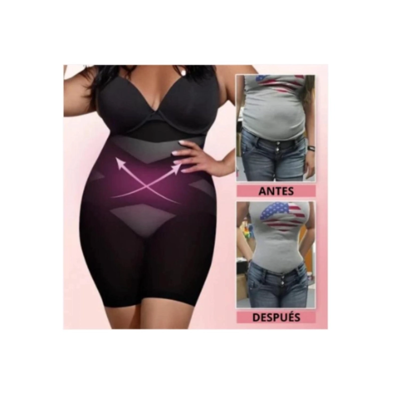 FAJA MUJER SHORT REDUCTORA CALZÓN INVISIBLE MOLDEADORA CINTURA ALTA - 2