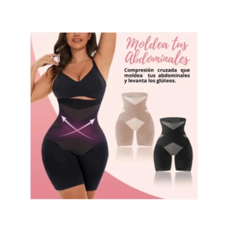 FAJA MUJER SHORT REDUCTORA CALZÓN INVISIBLE MOLDEADORA CINTURA ALTA - 4