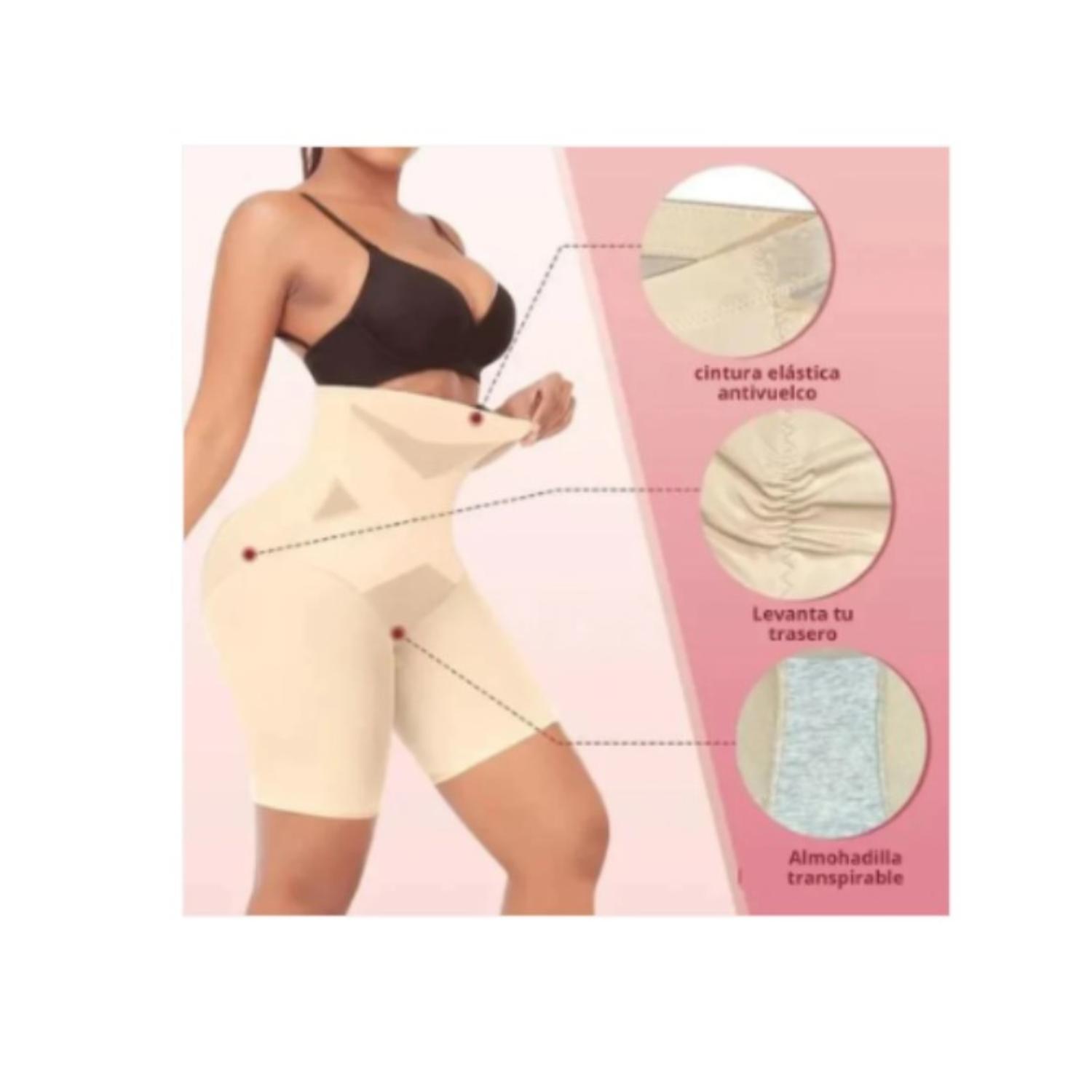 FAJA MUJER SHORT REDUCTORA CALZÓN INVISIBLE MOLDEADORA CINTURA ALTA - 7