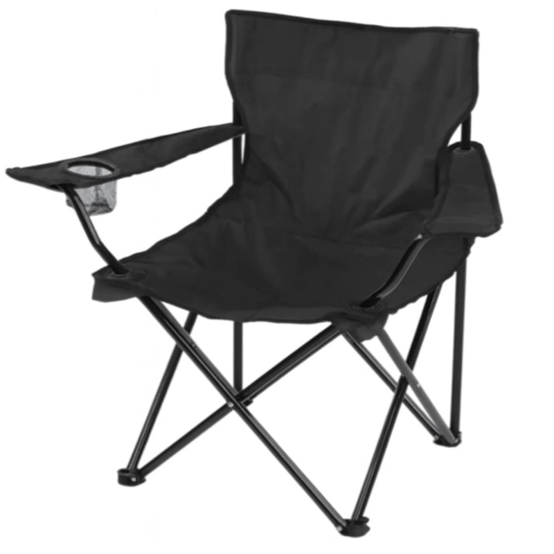 SILLA PLEGABLE DE PLAYA CAMPING PESCA PICNIC CON PORTA VASO - AZUL - 3