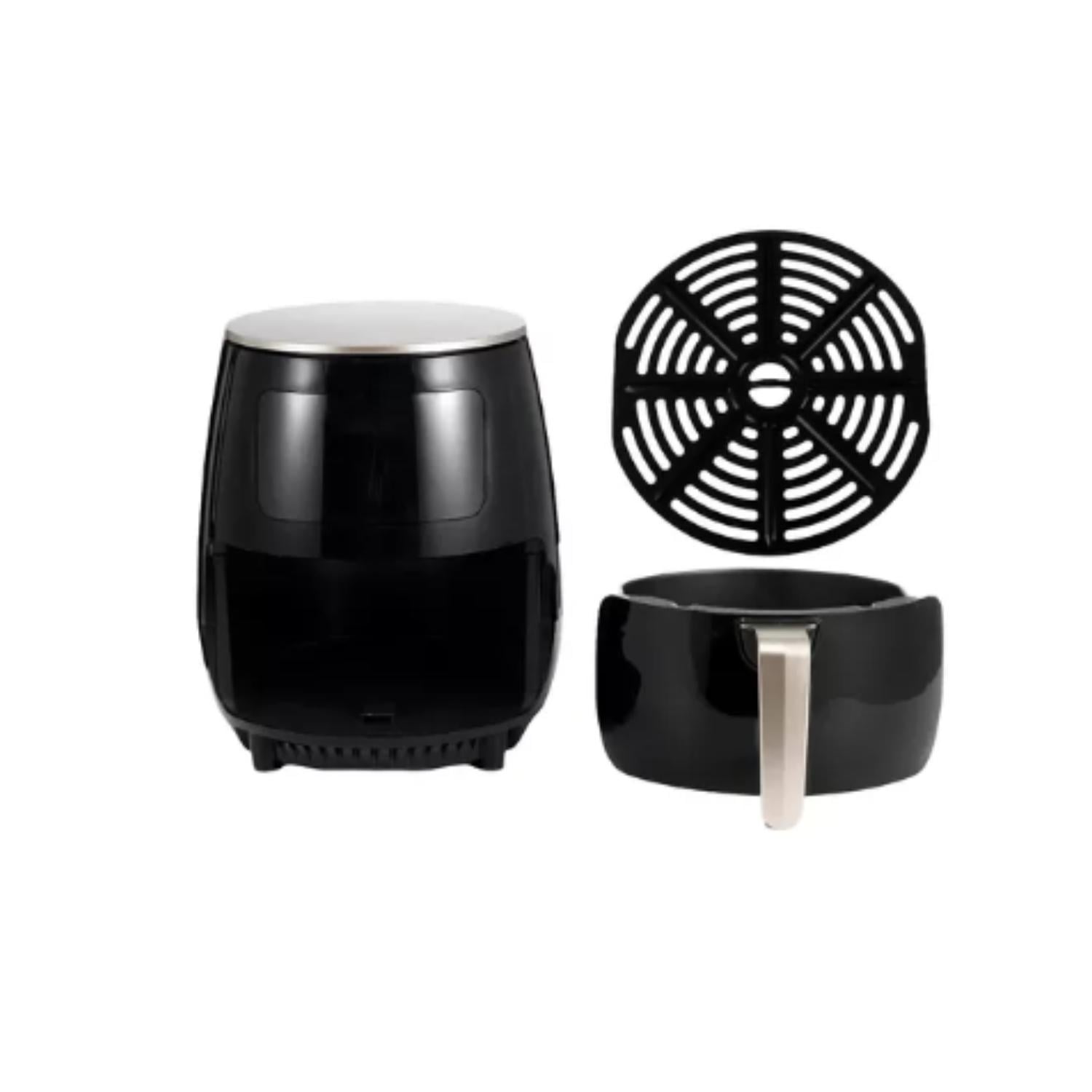 FREIDORA DE AIRE 6 LITROS PANTALLA TÁCTIL MODERNA ELÉCTRICA - NEGRO - 2