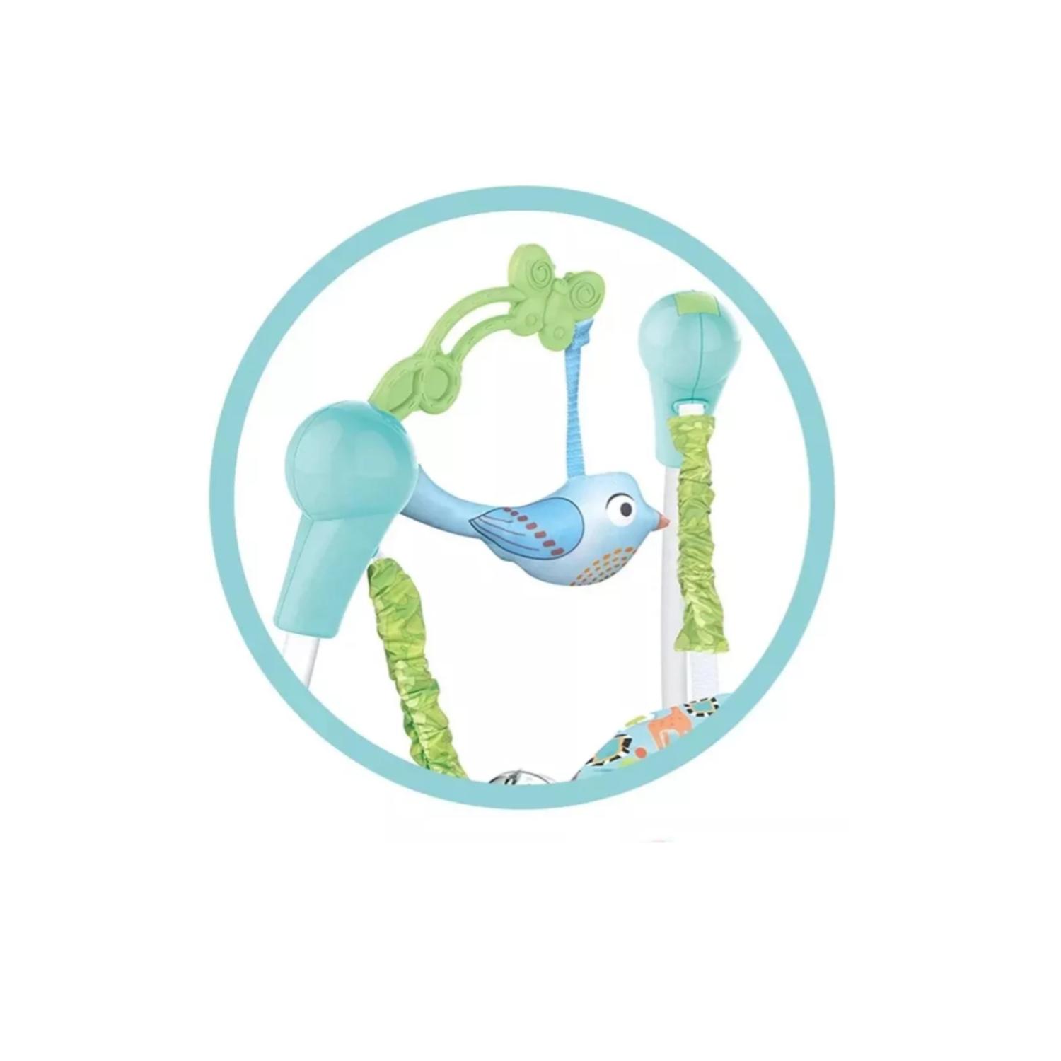 SILLA SALTARINA DIDACTICA MUSICAL DE BEBE GIRA360° NIÑO NIÑA - ROSA - 4
