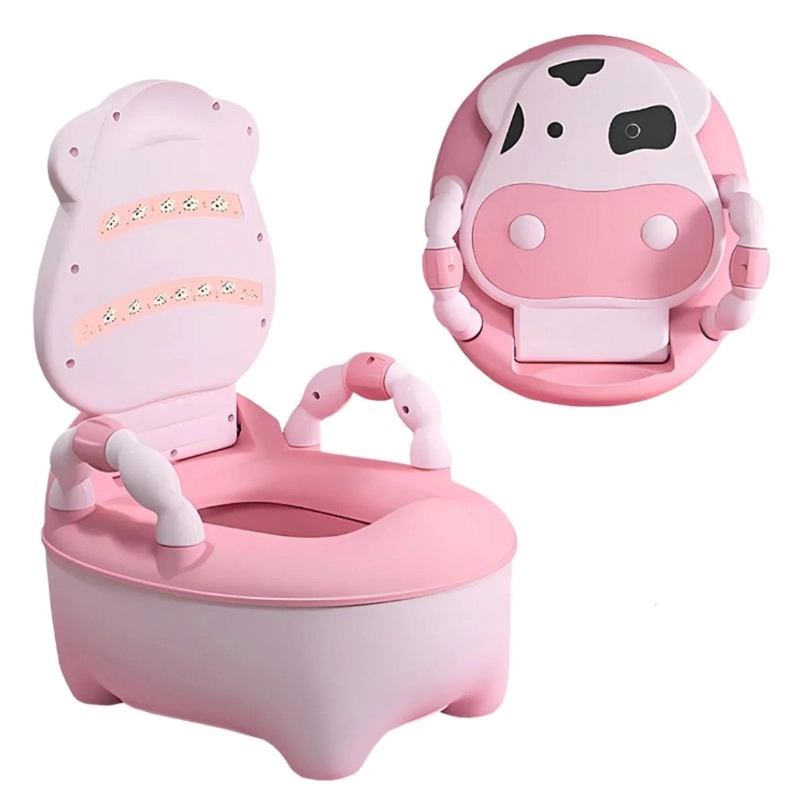 PELELA BACINILLA WC BEBÉ ANIMALITO INFANTIL BAÑO PORTÁTIL AZUL - 1