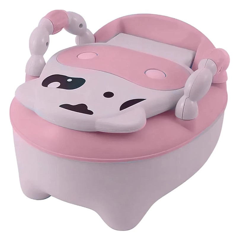 PELELA BACINILLA WC BEBÉ ANIMALITO INFANTIL BAÑO PORTÁTIL AZUL - 2