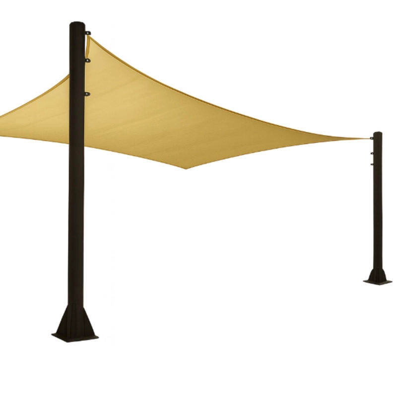 MALLA RED DE PARASOL DE JARDIN TOLDO PROTECCION UV SOLAR 6X4 - 1