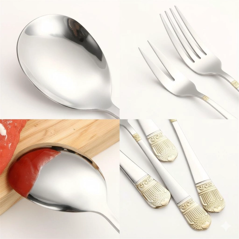 JUEGO DE CUBIERTOS 72PCS ACERO INOX PREMIUM VINTAGE - 3