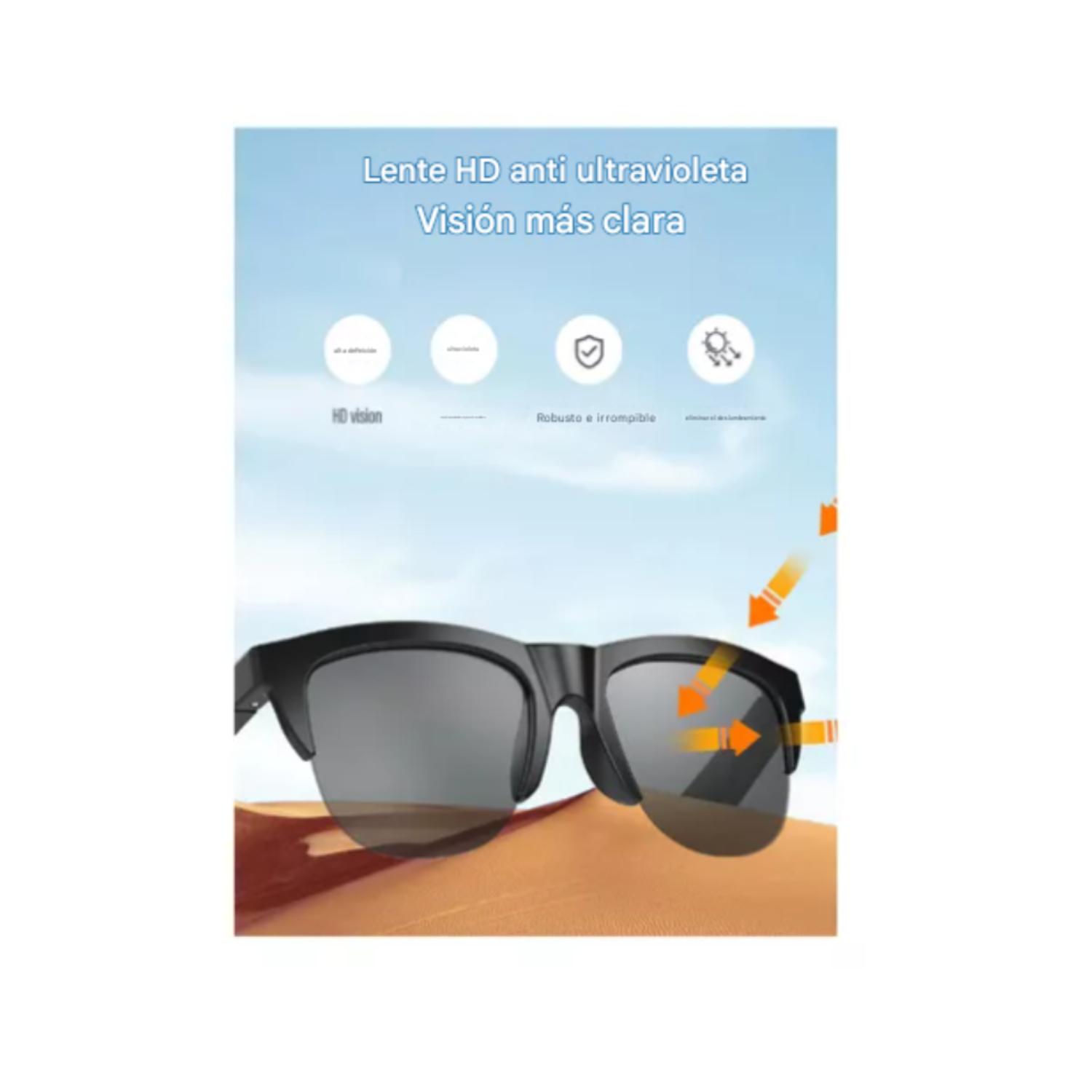 GAFAS LENTES INALÁMBRICAS INTELIGENTES DE SOL F06 BLUETOOTH - 8
