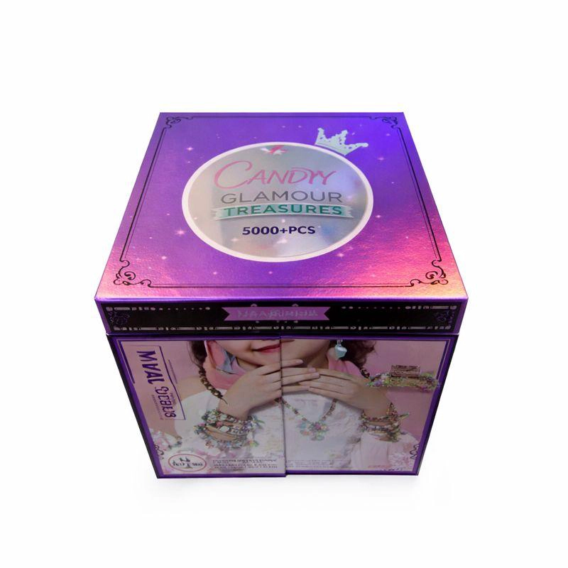 KIT PARA CREAR PULSERAS ARMAR COLLARES ANILLOS NIÑAS 5000PCS - 7