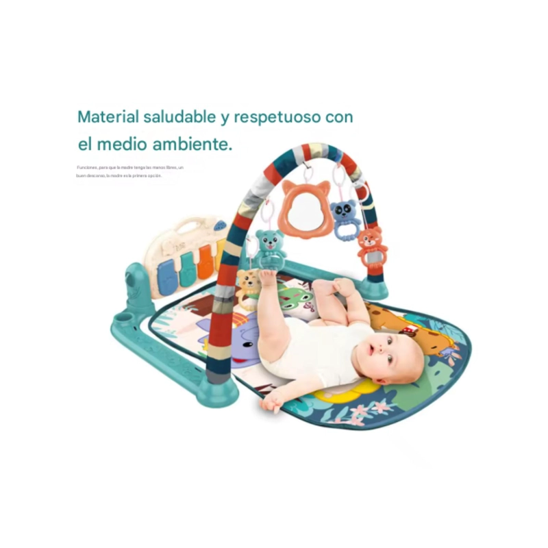 GIMNASIO FITNES PIANO ALFOMBRILLA MULTIFUNCIONAL PARA GATEAR - 3