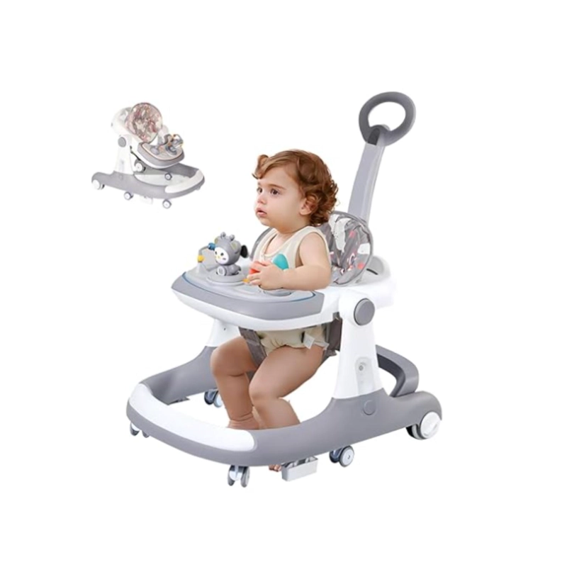 ANDADERA DE BEBÉ AJUSTABLE GRIS CAMINADORA MULTIFUNCIONAL UNISEX - 2