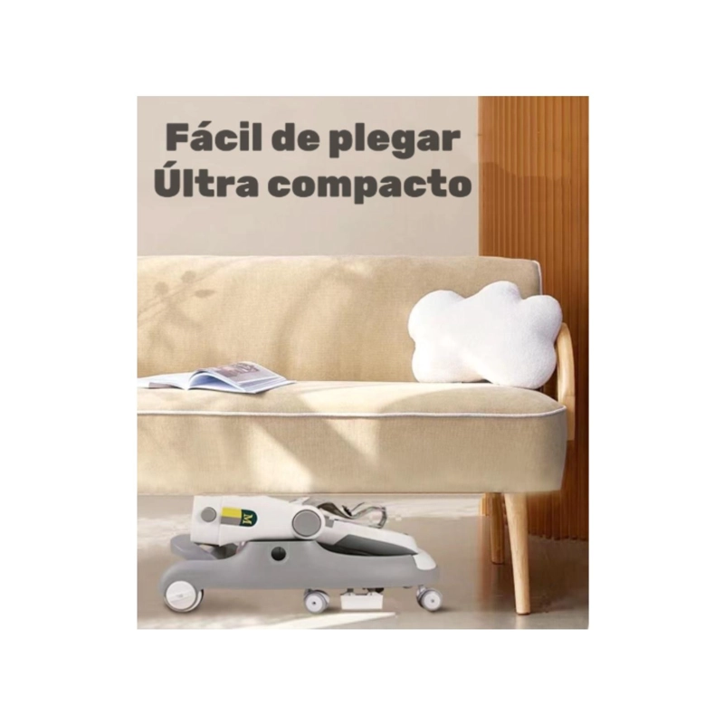 ANDADERA DE BEBÉ AJUSTABLE GRIS CAMINADORA MULTIFUNCIONAL UNISEX - 7