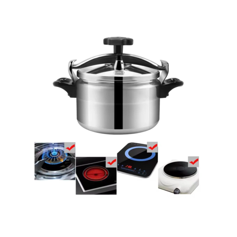 OLLA A PRESION PARA COCINAR EN CALIENTE DE ALUMINIO 7 LITROS - 3