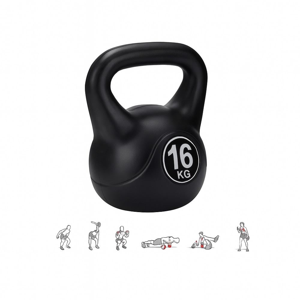PESA RUSA KETTLEBELL 16 KG ENTRENAMIENTO FITNESS CROSSFIT - 2