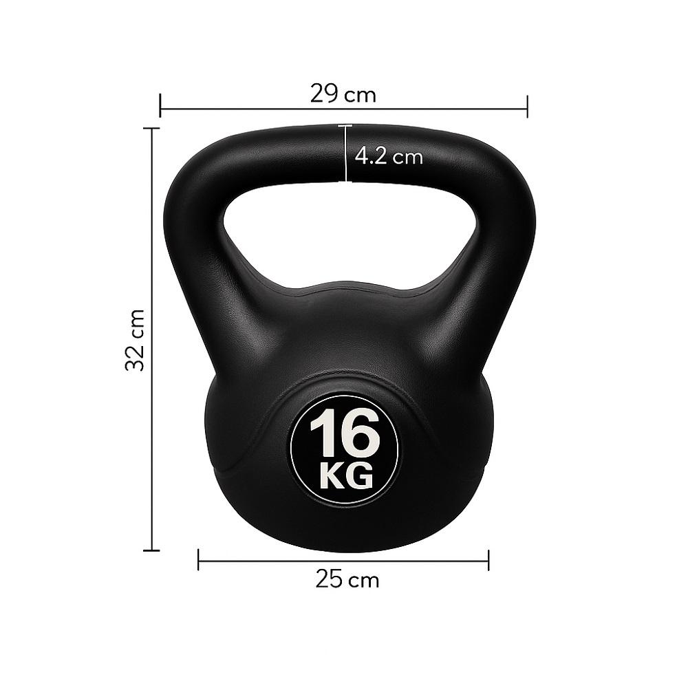 PESA RUSA KETTLEBELL 16 KG ENTRENAMIENTO FITNESS CROSSFIT - 4