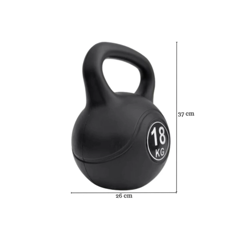 PESA RUSA 18 KG KETTLEBELL MANCUERNA ENTRENAMIENTO FITNESS - 4