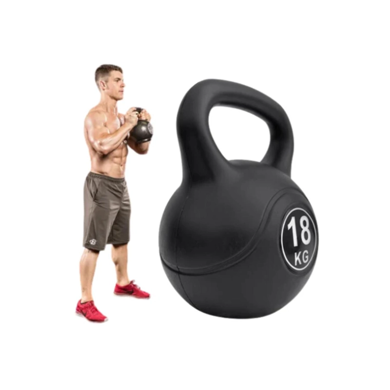 PESA RUSA 18 KG KETTLEBELL MANCUERNA ENTRENAMIENTO FITNESS - 5
