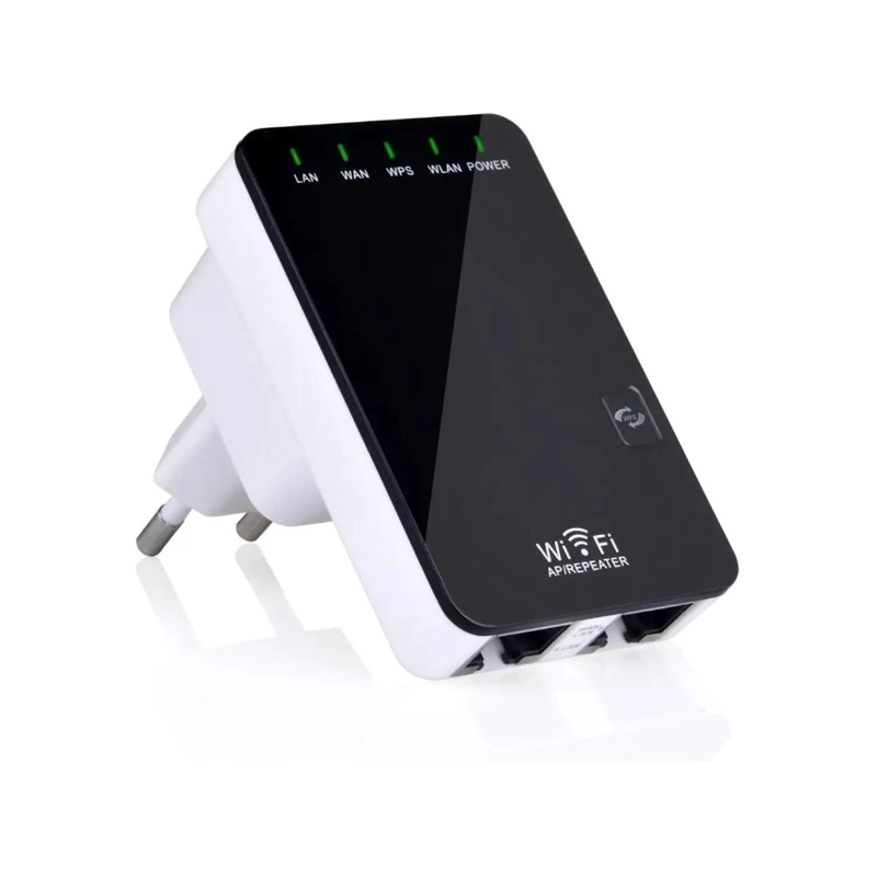 REPETIDOR AMPLIFICADOR WIFI 300 MBPS INALAMBRICO MINI ROUTER - 1