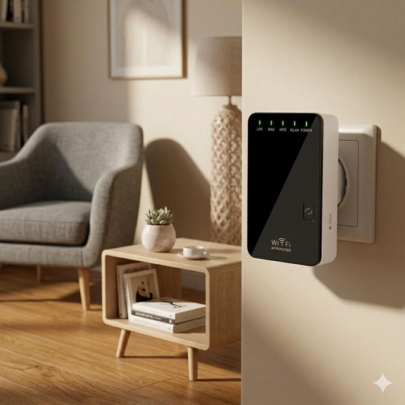REPETIDOR AMPLIFICADOR WIFI 300 MBPS INALAMBRICO MINI ROUTER - 4