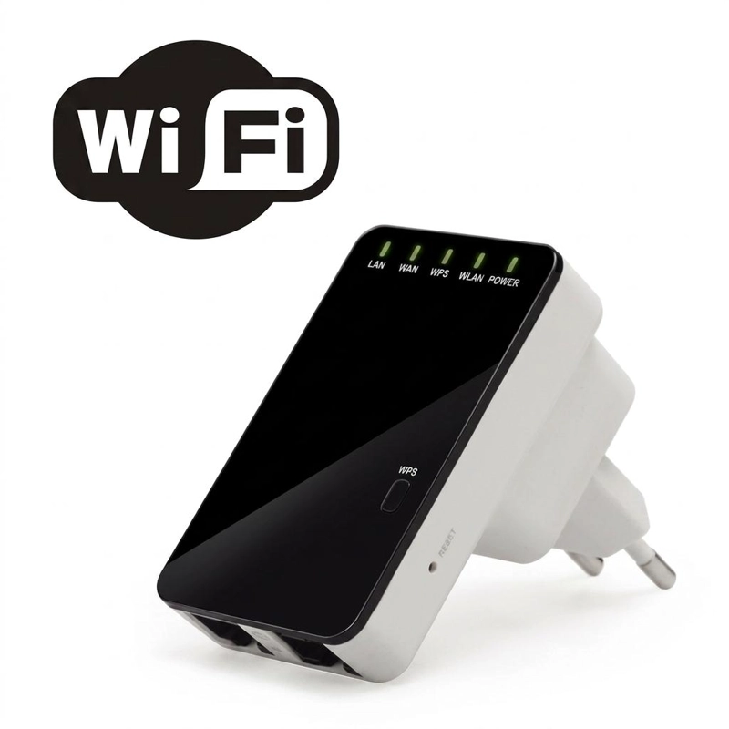 REPETIDOR AMPLIFICADOR WIFI 300 MBPS INALAMBRICO MINI ROUTER - 5