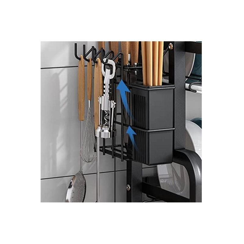 SECADOR ESCURRIDOR ORGANIZADOR DE PLATOS 3 NIVELES COCINA - 7