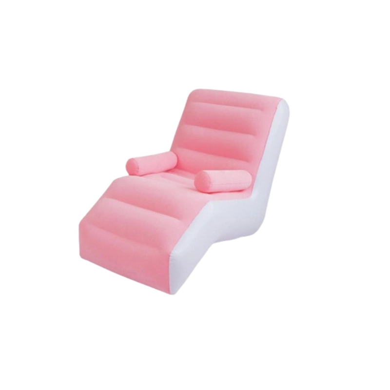 SOFA SILLON SILLA PUFF INFLABLE APOYA BRAZOS TUMBONA CAMPING - MARRON - 1