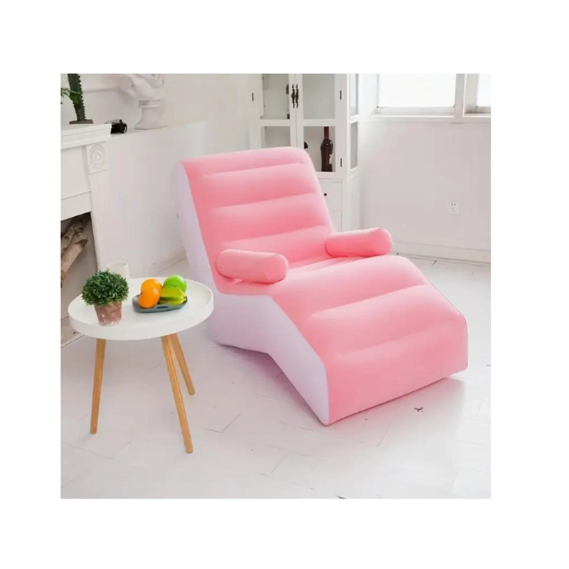 SOFA SILLON SILLA PUFF INFLABLE APOYA BRAZOS TUMBONA CAMPING - MARRON - 5
