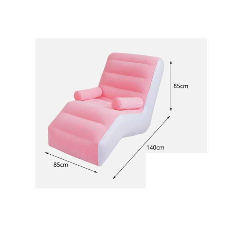 SOFA SILLON SILLA PUFF INFLABLE APOYA BRAZOS TUMBONA CAMPING - MARRON - 6