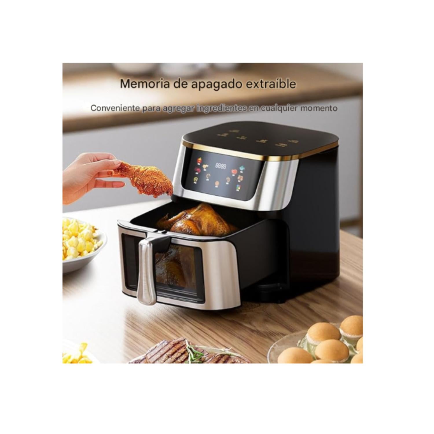 AIR FRYER FREIDORA DE AIRE 12L 2800W DIGITAL - 8