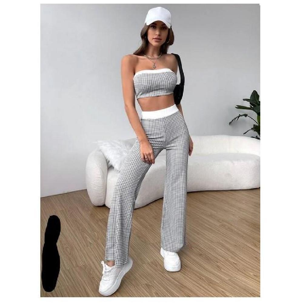 CONJUNTO 2 PIEZAS TOP Y PANTALON MUJER CASUAL - 4
