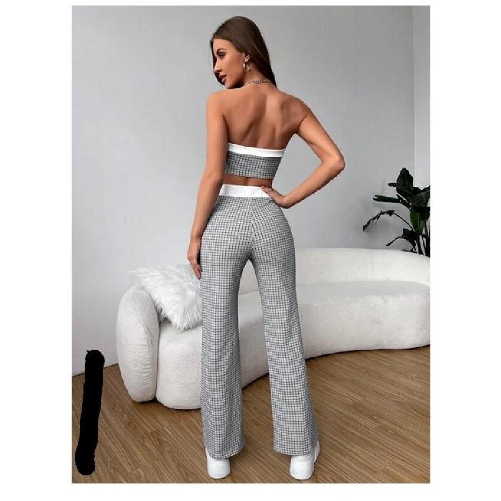 CONJUNTO 2 PIEZAS TOP Y PANTALON MUJER CASUAL - 6