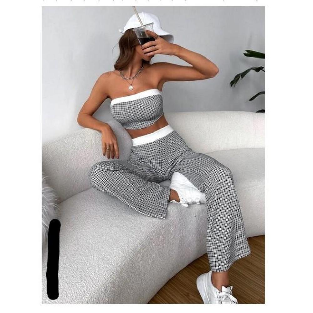 CONJUNTO 2 PIEZAS TOP Y PANTALON MUJER CASUAL - 7