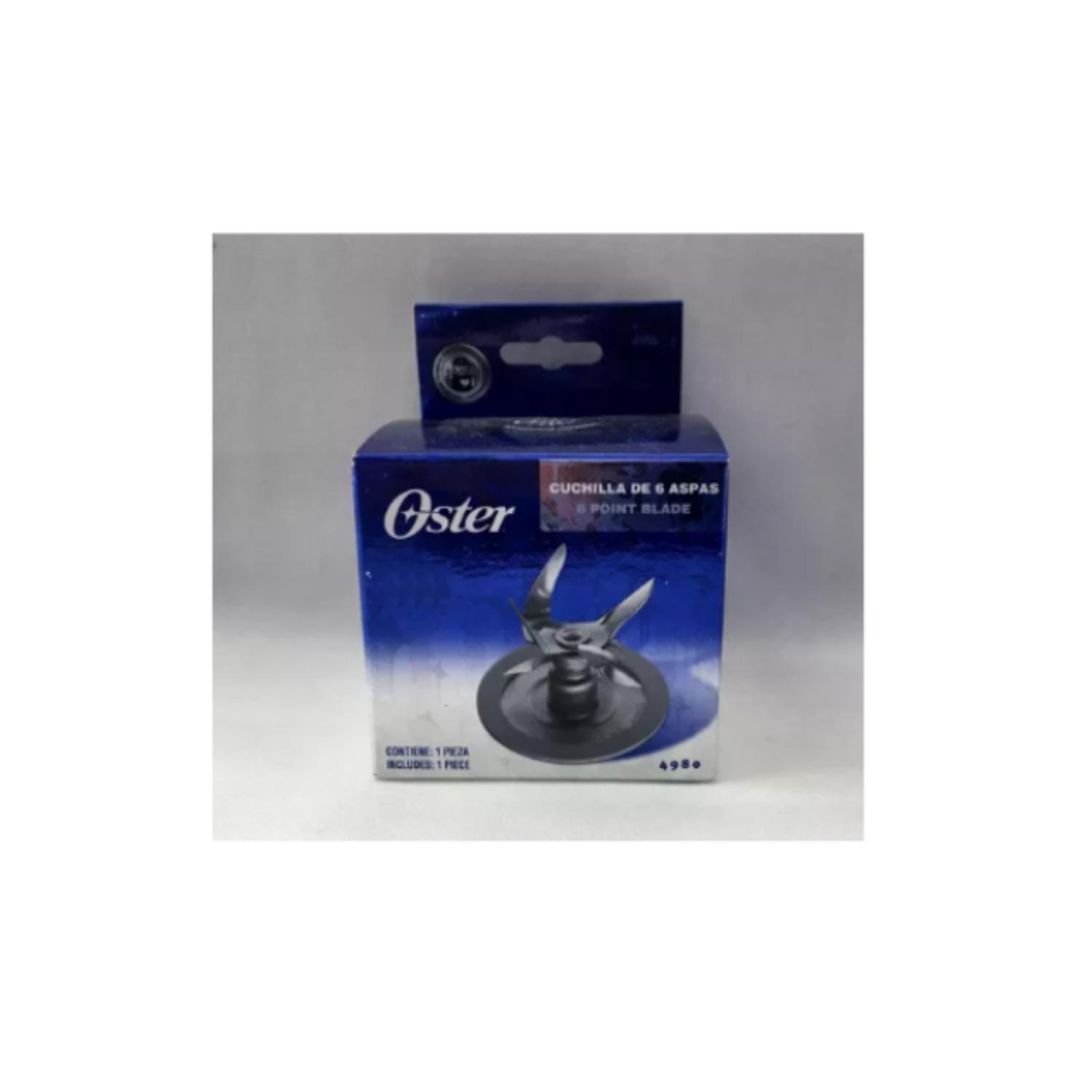 CUCHILLA PROCESADORA OSTER 6 ASPAS PARA VASO DE LICUADORA - 4