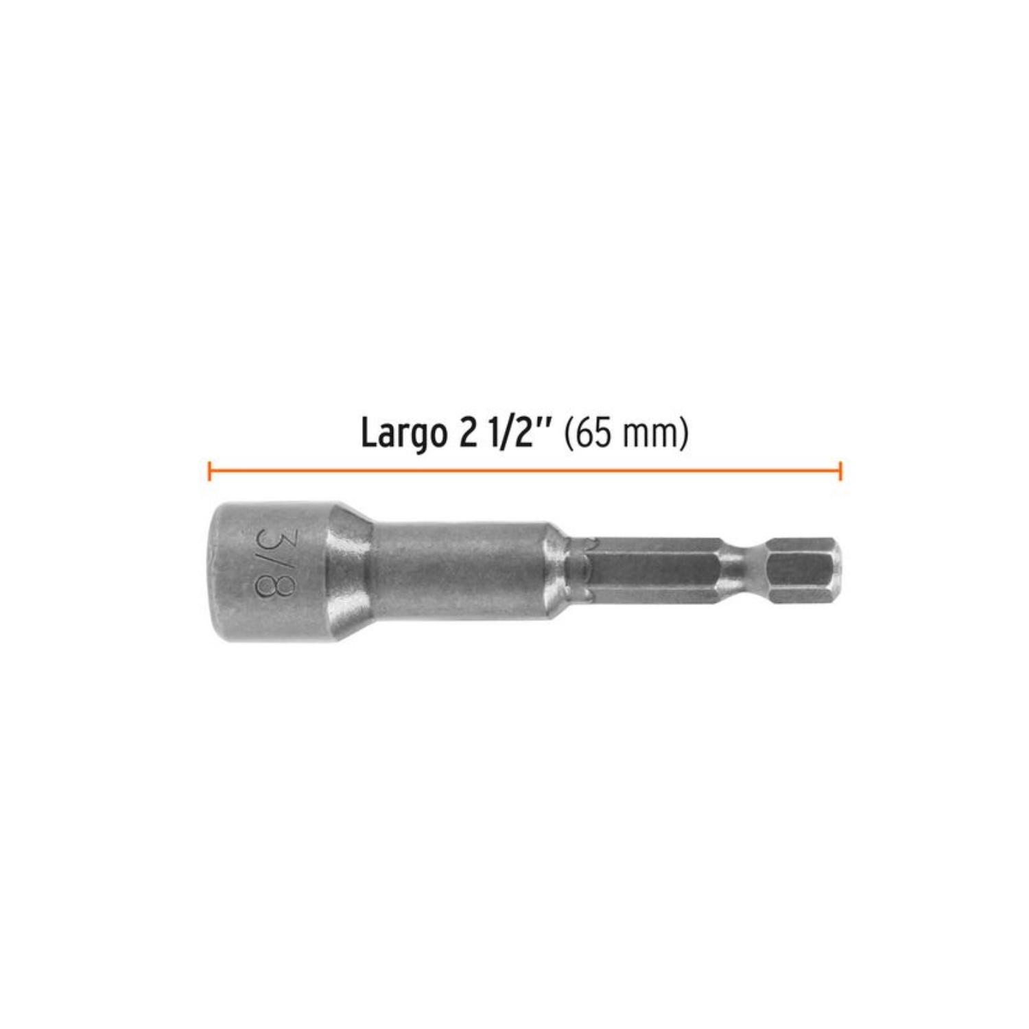 SET DE 5 DADOS MAGNE HEXAGONALES 3/8 TRUPER EXPERT PUDE-9027 - 3
